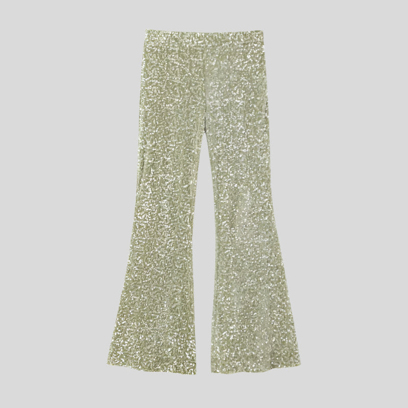 TT Sequin Flare Pants