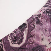 VI Vintage Purple Print Skirt