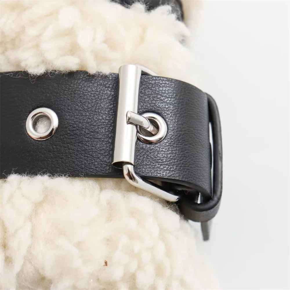 White Faux Shearling Coat