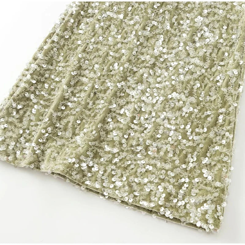 TT Sequin Flare Pants