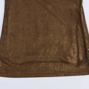 SIP Brown Halter Evening Dress