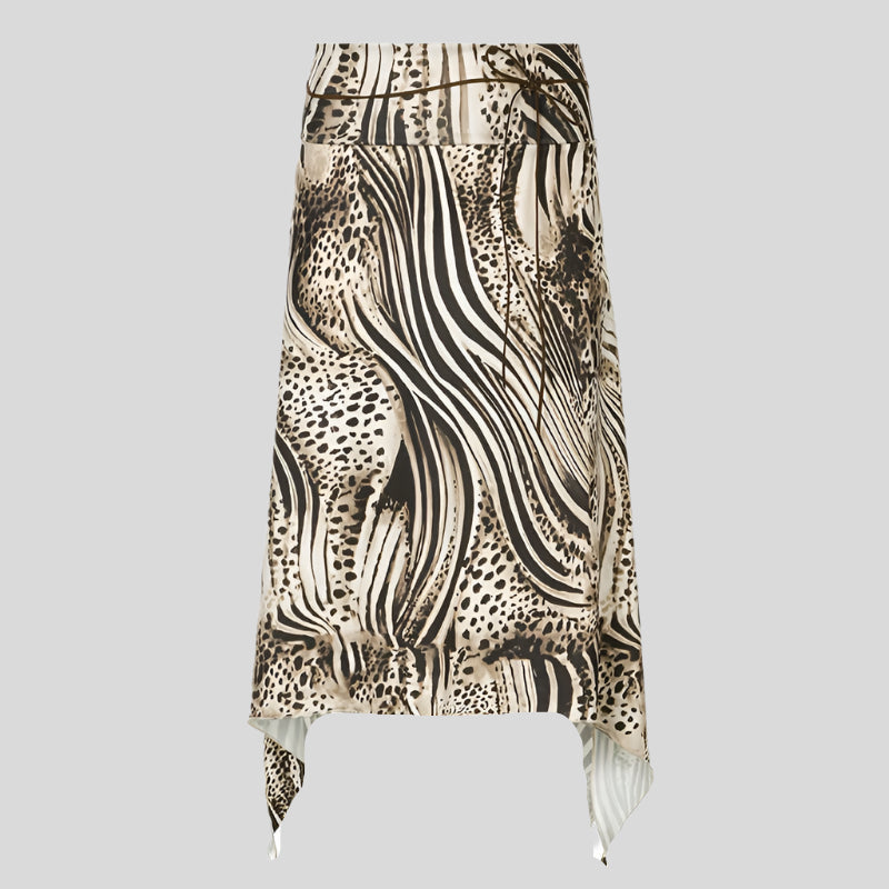 J Vintage Leopard Skirt