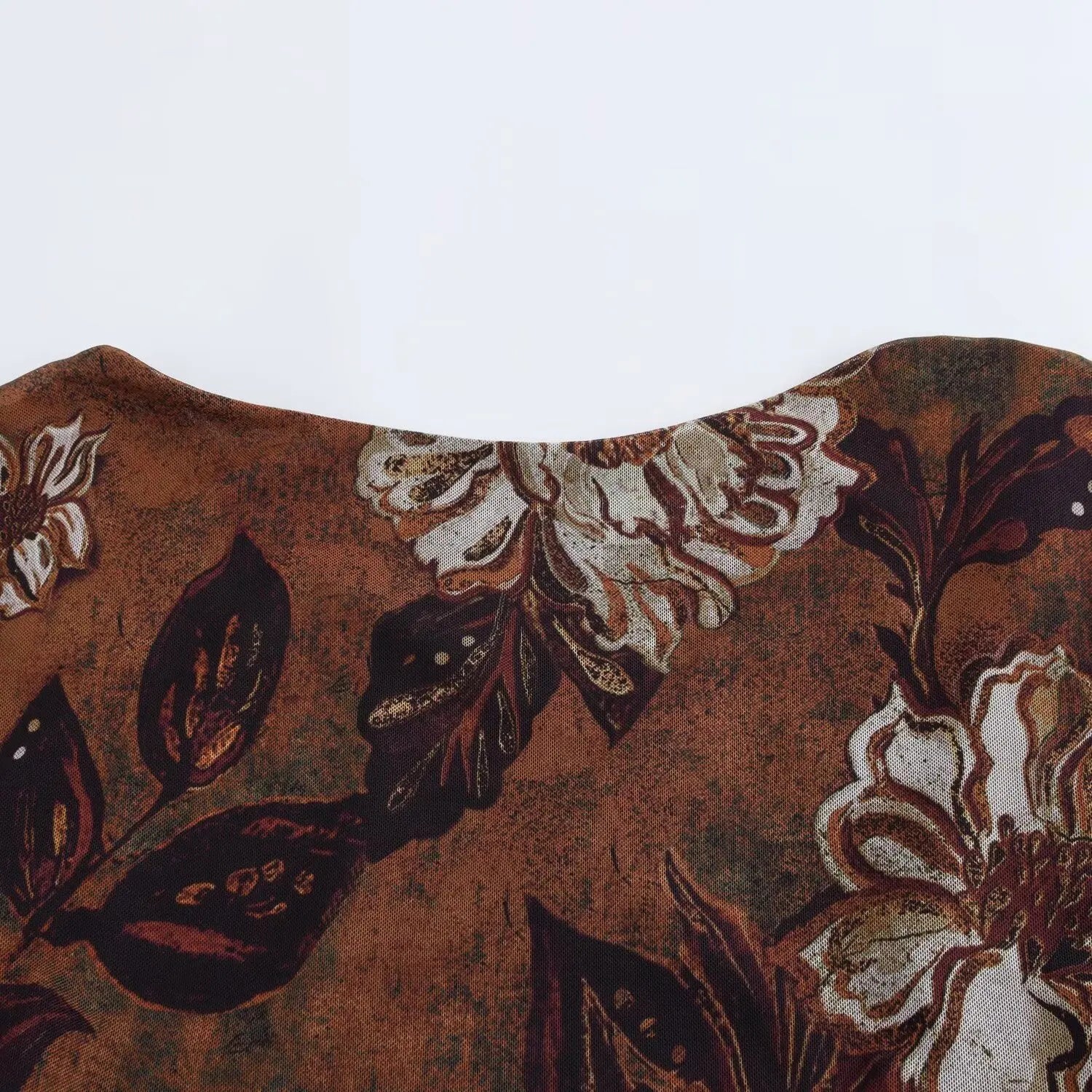 JI Floral Long-Sleeve Dress