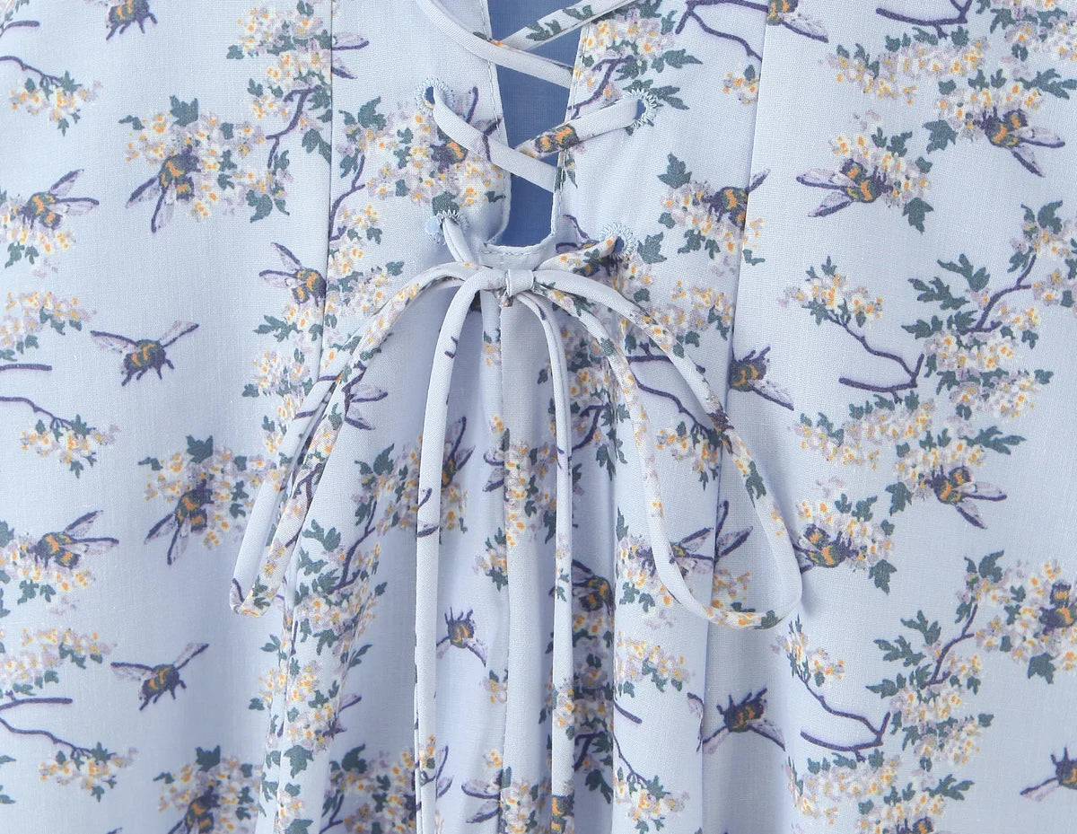 Light - Light blue uniform dress