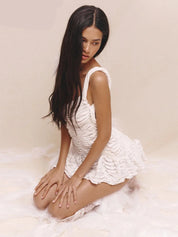 Jenifer White Asymmetric Dress