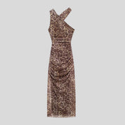 ROM Leopard Bodycon Dress