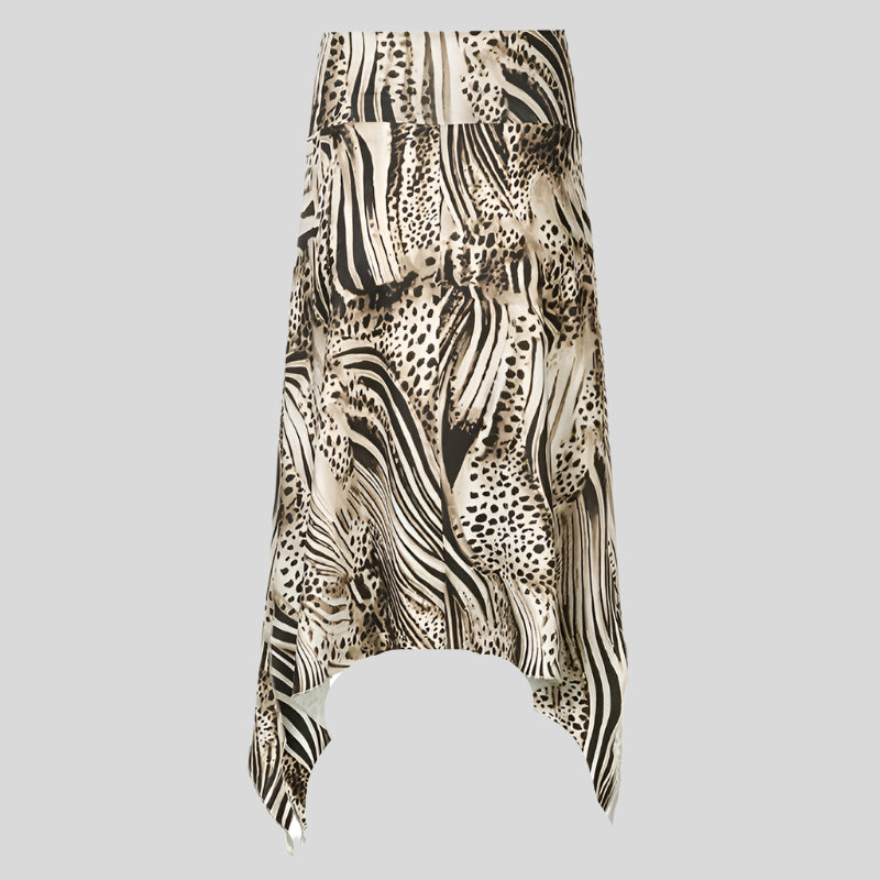 J Vintage Leopard Skirt