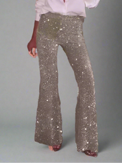 TT Sequin Flare Pants