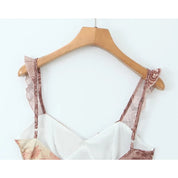 KOPI Asymmetric Floral Mini Dress