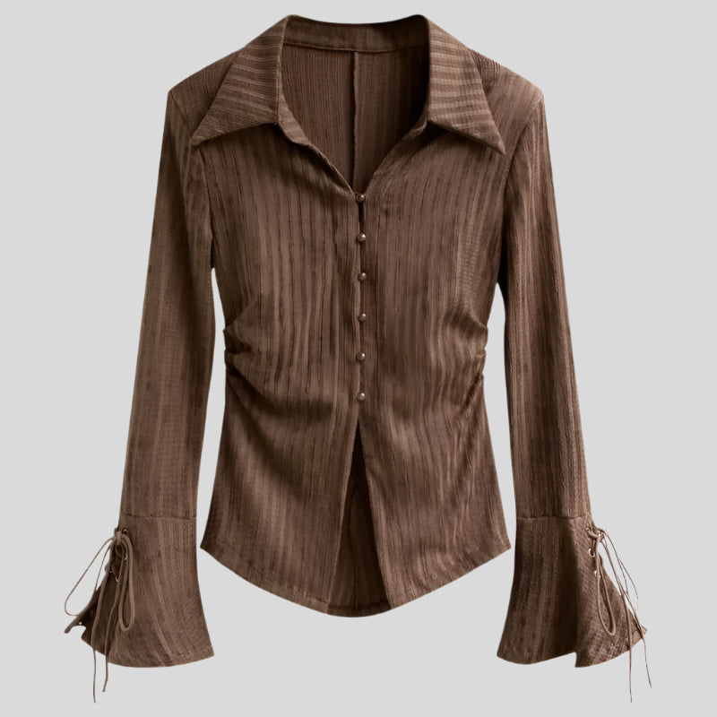 LILI Vintage Cotton Long-Sleeve Shirt
