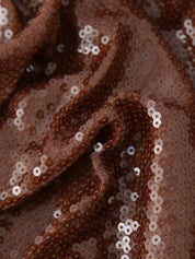 KEND Brown Sequin Evening Dress