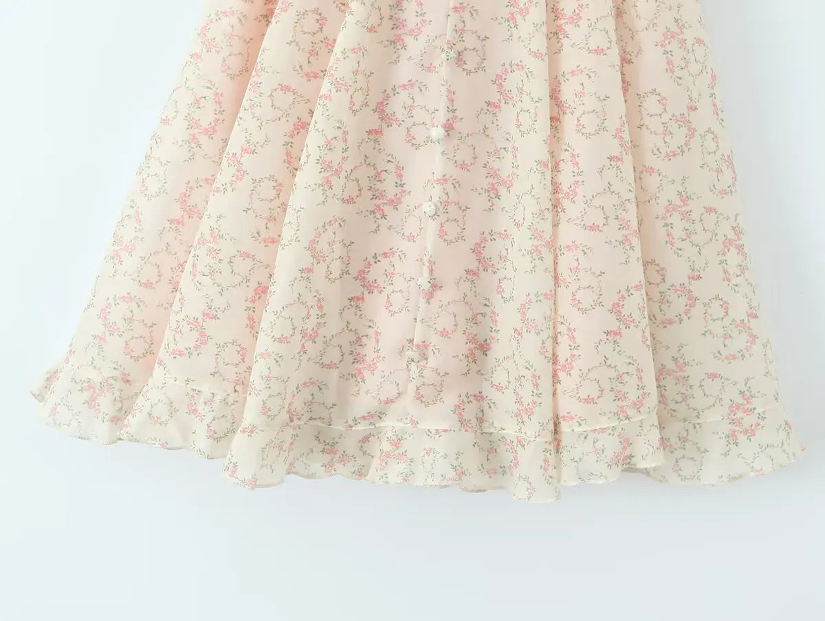 Janusz - 50s style wide mini dress