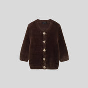 LOM Brown Buckled Sweater