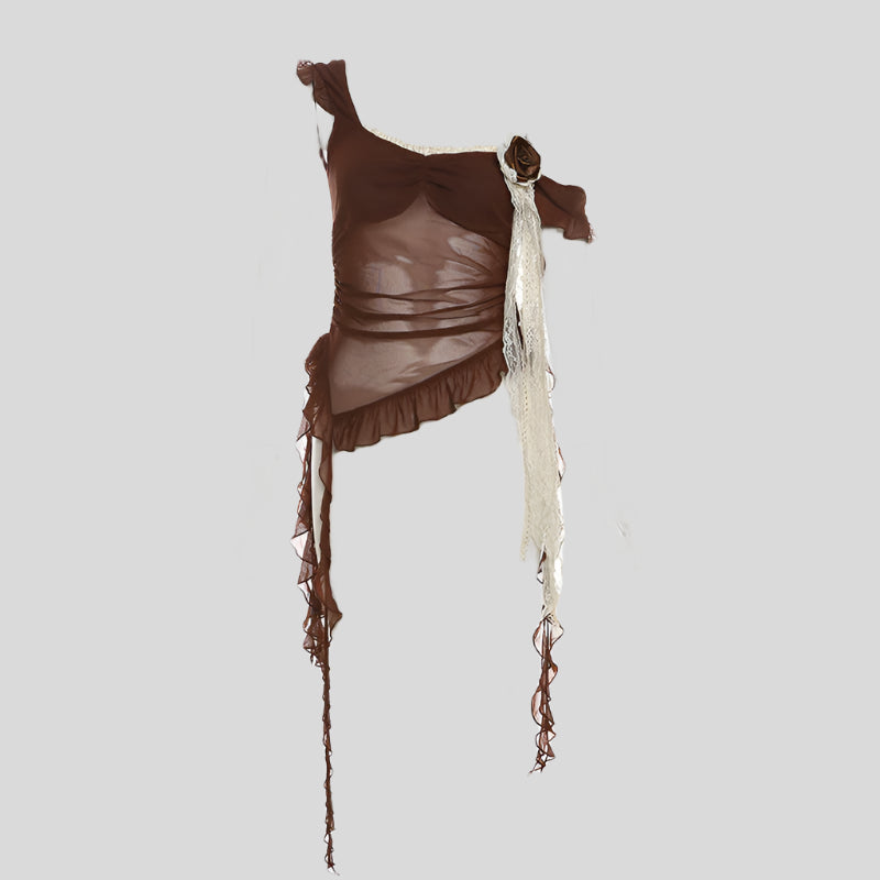 LI Drop-Shoulder Blouse