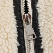 White Faux Shearling Coat
