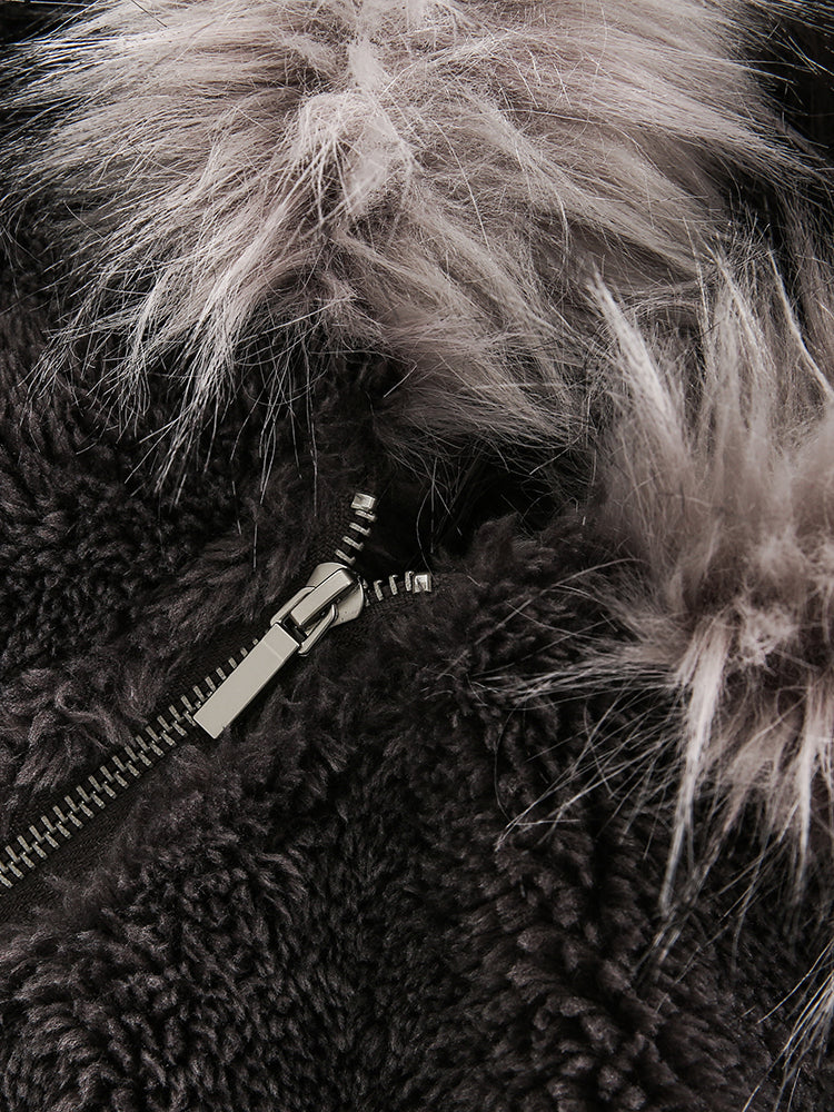 IP Fur-Trim Warm Parka