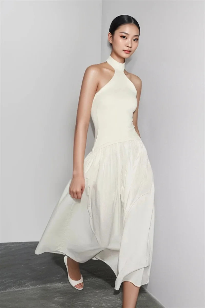 Liel- White maxi dress