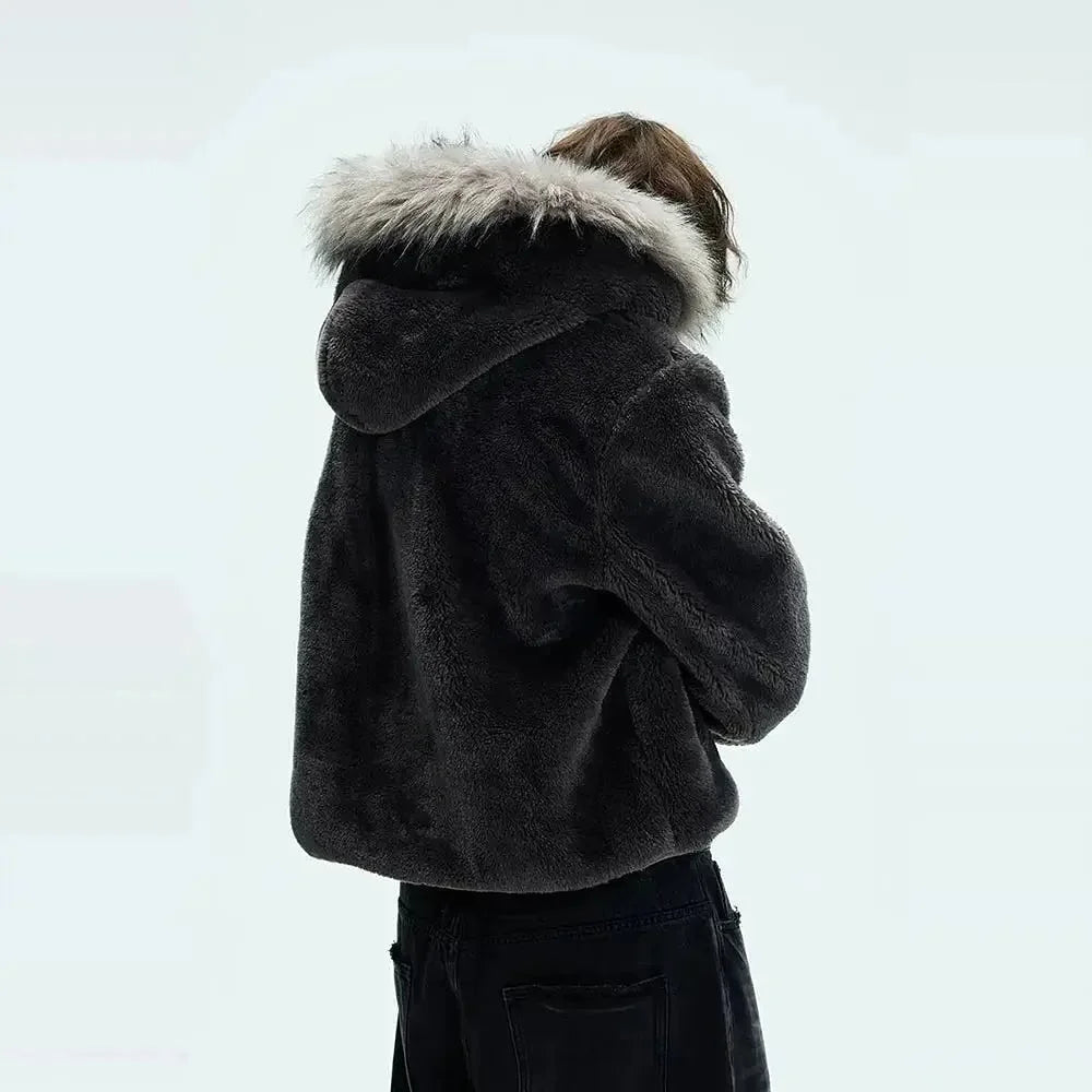 IP Fur-Trim Warm Parka