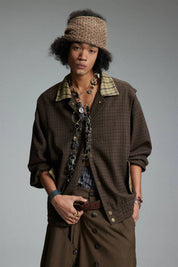 YAN Vintage Plaid Jacket