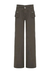 SO Low-Rise Vintage Brown Pants