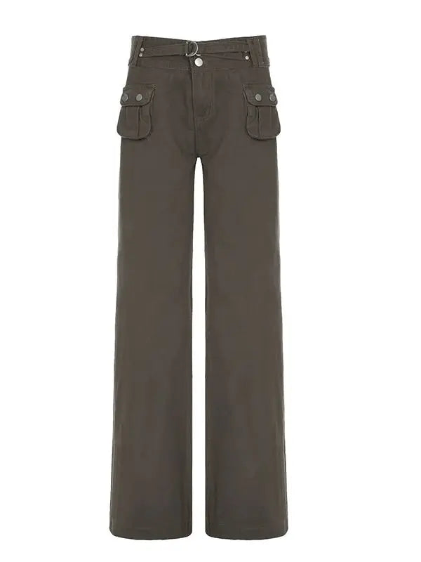 SO Low-Rise Vintage Brown Pants