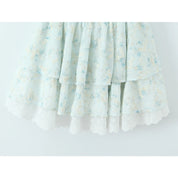 Princess - Layered mini dress with lace