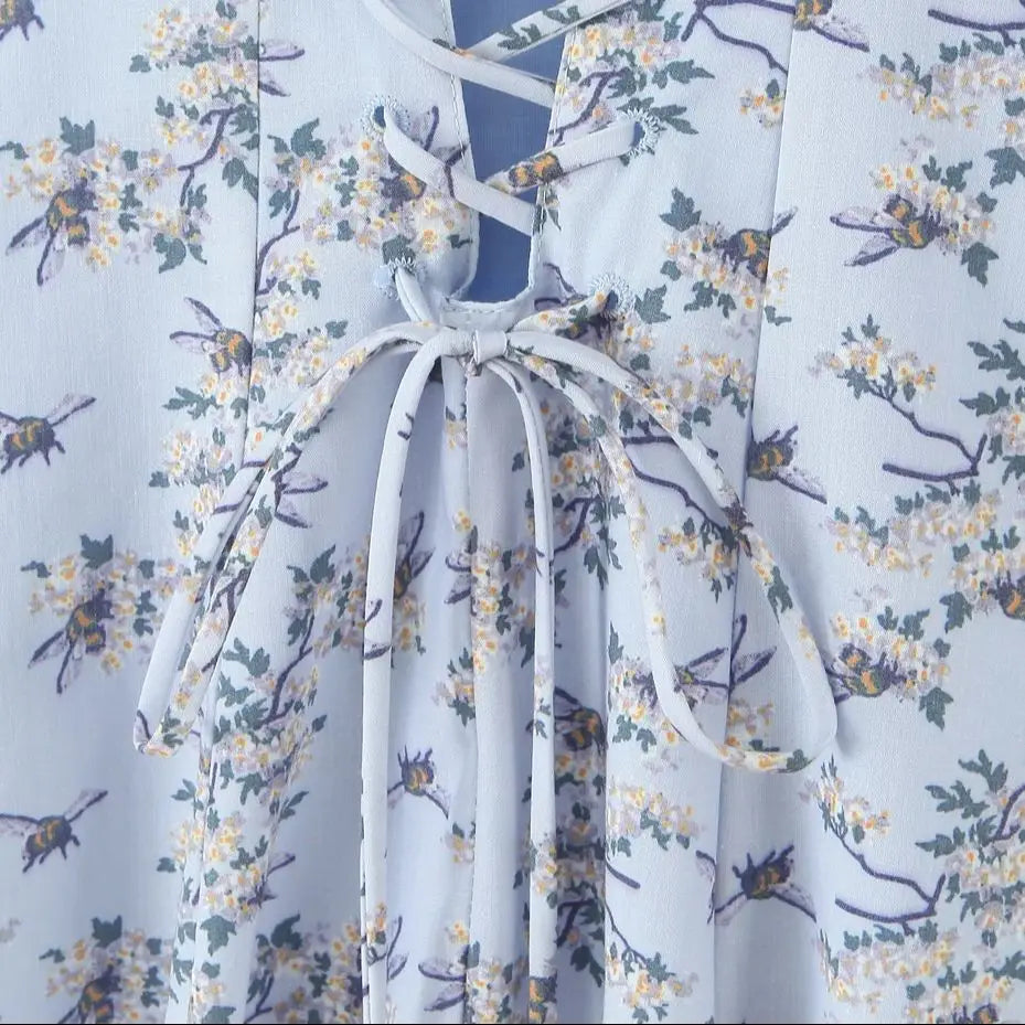 Light - Light blue uniform dress