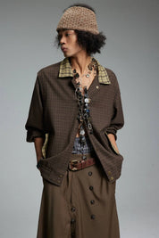 YAN Vintage Plaid Jacket