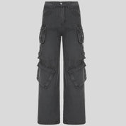 UO Wide Vintage Black Jeans