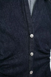 Jein Button Denim Dress