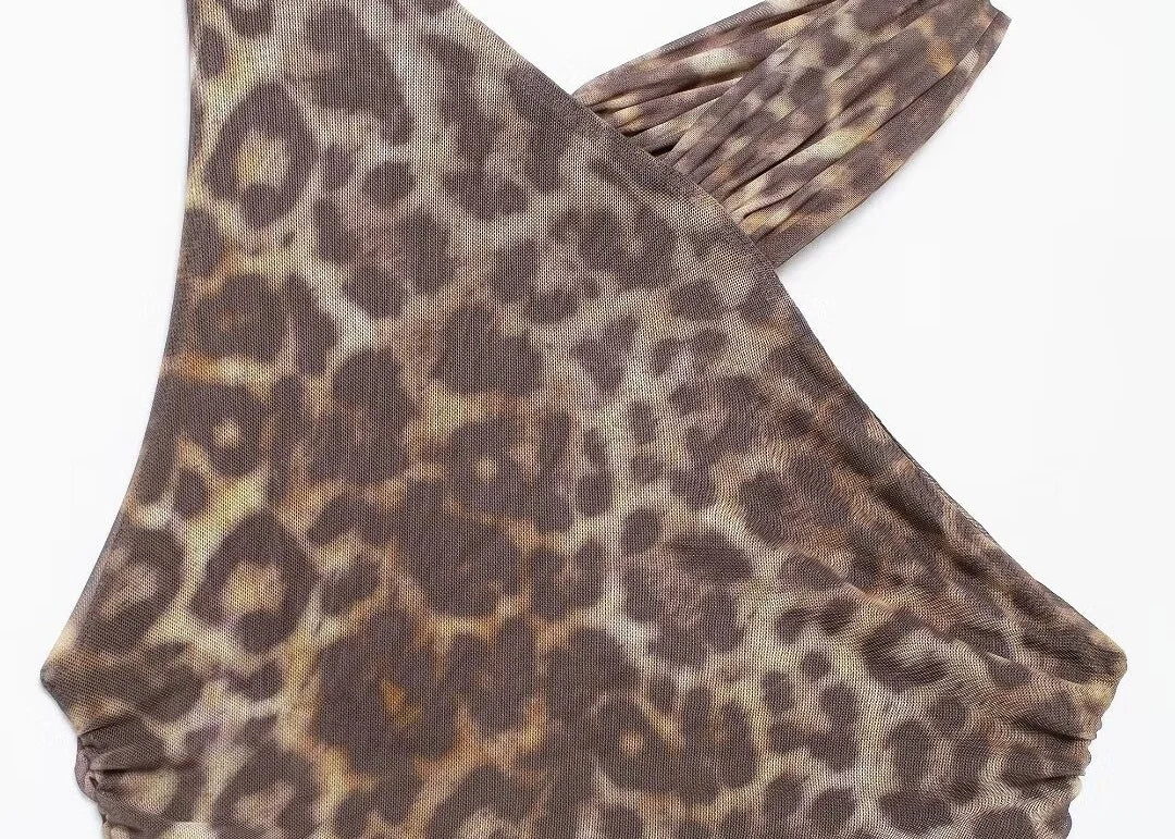 ROM Leopard Bodycon Dress