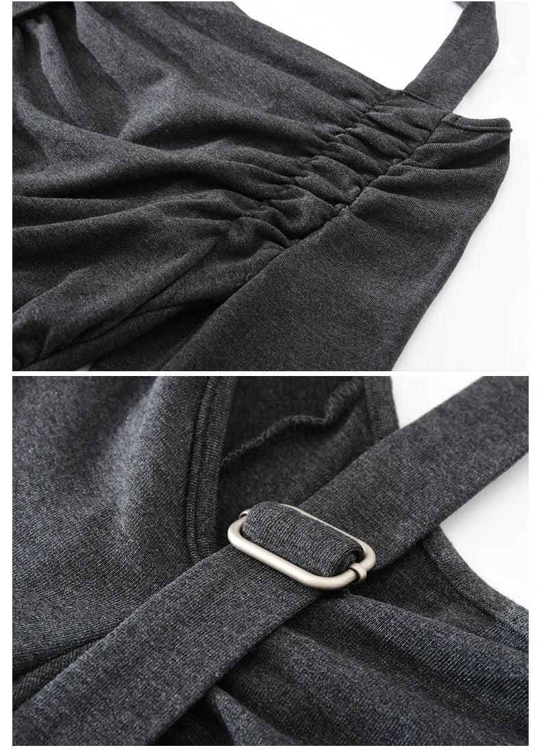 IO Cotton Off-Shoulder Long-Sleeve Shirt