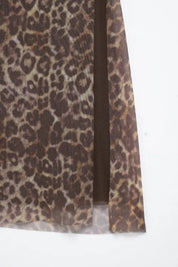ROM Leopard Bodycon Dress