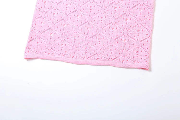 MEY White Crochet Dress