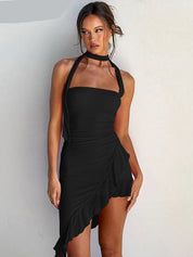 KIM Asymmetric Mini Dress