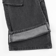 UO Wide Vintage Black Jeans