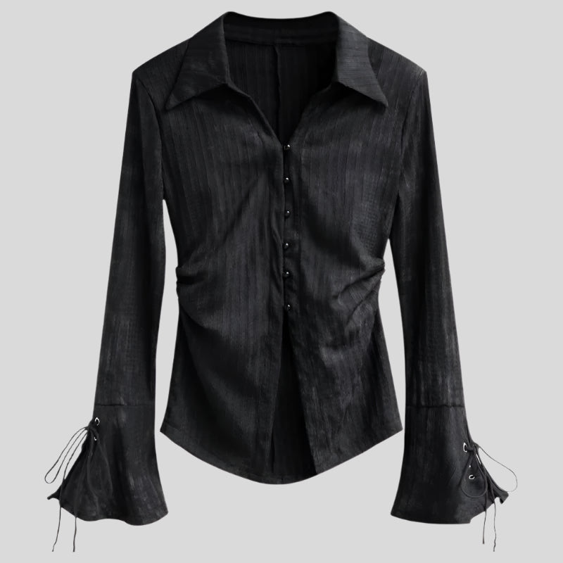 LILI Vintage Cotton Long-Sleeve Shirt