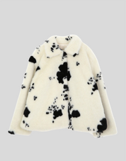 MILK Short Dalmatian Fur Coat
