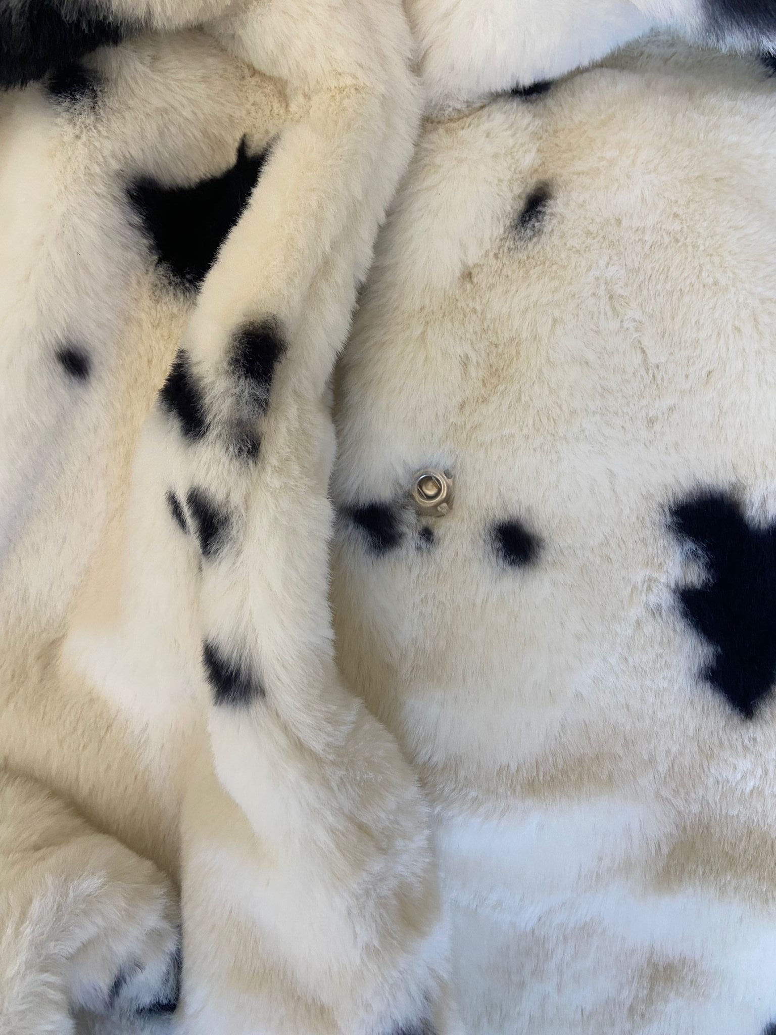 MILK Short Dalmatian Fur Coat