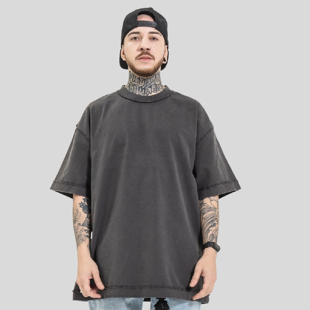 Long-Sleeve T-Shirt with Bold Stitch