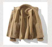 LON Warm Suede Fur Coat