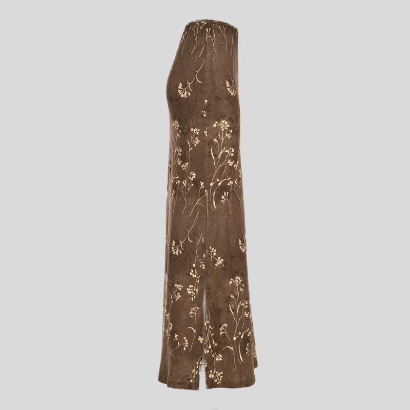 LOSI Brown Maxi Skirt