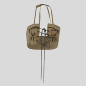 WO Rustic Tie Front Top