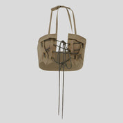 WO Rustic Tie Front Top