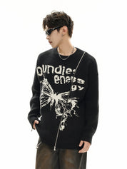 HOK Butterfly Zip Knit