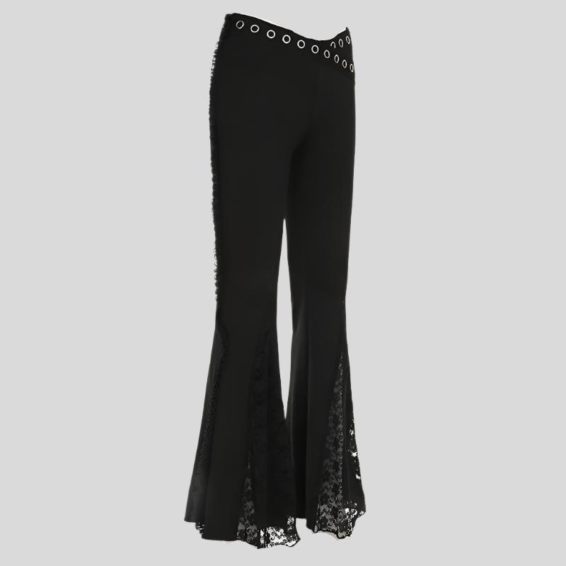 Mag Stud-Lace Flare Pants