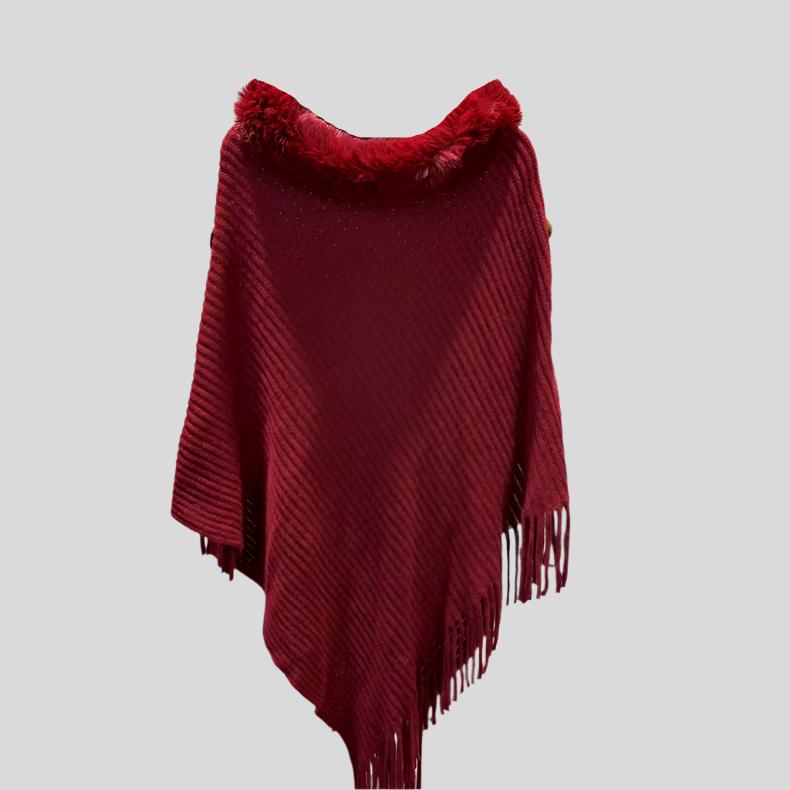 Le Fur-Collar Poncho