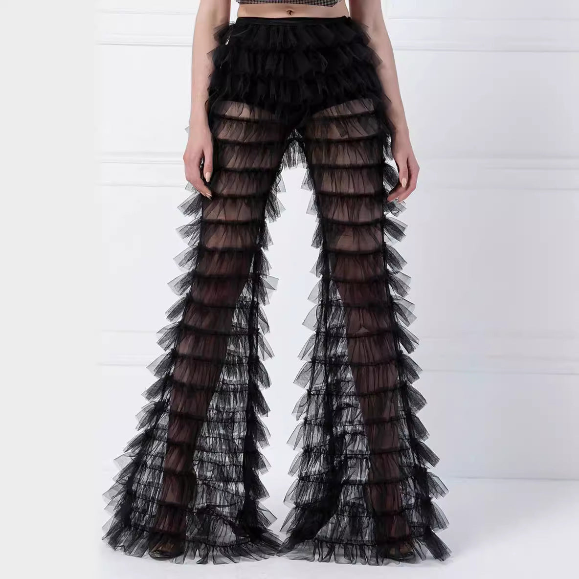 Women’s Tulle Fringe Pants
