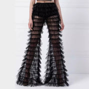Women’s Tulle Fringe Pants