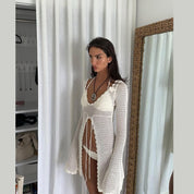 Mesh Festival Shirt & Shorts Set